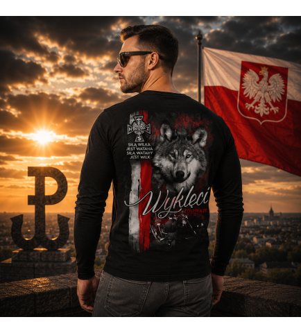 LONGSLEEVE PATRIOTYCZNY SIŁĄ WILKA